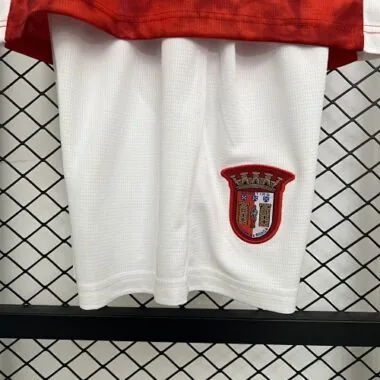 25-26 Braga Home Kids Kit Soccer T-Shirt AAAAJersey Supply Yupoo
