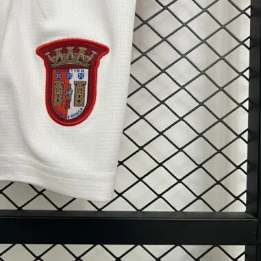 25-26 Braga Home Kids Kit Soccer T-Shirt AAAAJersey Supply Yupoo