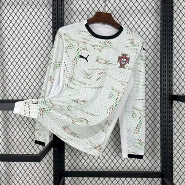 2025 Portugal Away White Kit Long sleeves Soccer AAAAJersey Yupoo