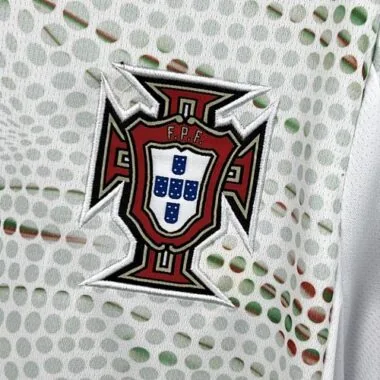 Portugal 2025 White Long Sleeve Away Jersey