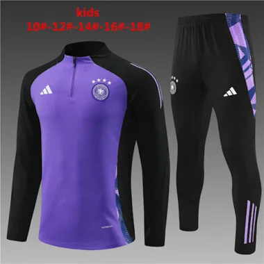 2024 Germany Kids Long Sleeve Training Suit Football Shirts