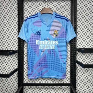 24-25 Real Madrid Blue Goalkeeper Kit Sport AAAAJersey Yupoo
