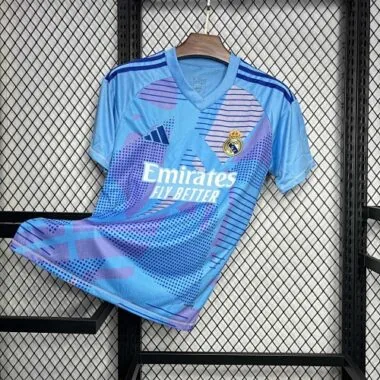 24-25 Real Madrid Blue Goalkeeper Kit Sport AAAAJersey Yupoo