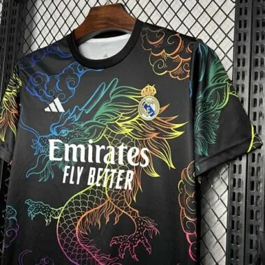 24-25 Real Madrid Rainbow Dragon Black Training Kit Sport AAAAJersey Yupoo