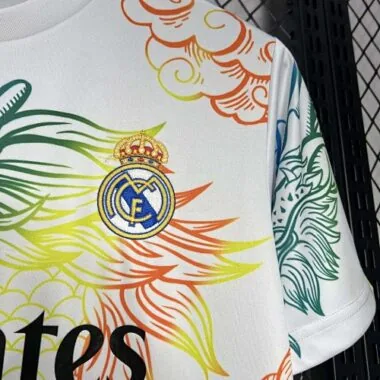 24-25 Real Madrid Rainbow Dragon White Training Kit Sport AAAAJersey Yupoo