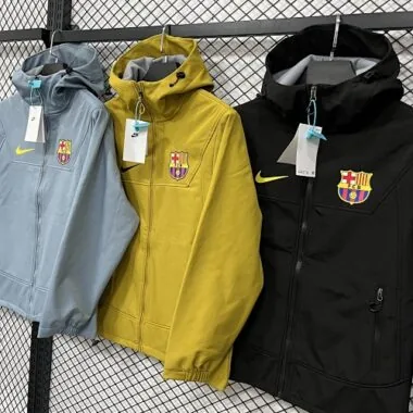 25-26 Barcelona hardshell jacket Kit Soccer T-Shirt AAAAJersey Supply Yupoo
