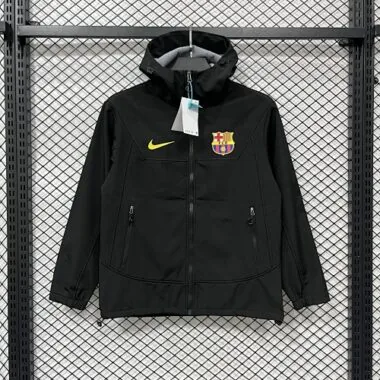 25-26 Barcelona hardshell jacket Kit Soccer T-Shirt AAAAJersey Supply Yupoo