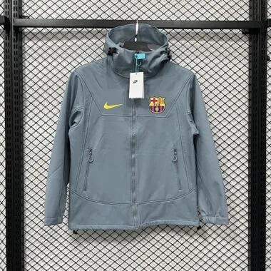 25-26 Barcelona hardshell jacket Kit Soccer T-Shirt AAAAJersey Supply Yupoo
