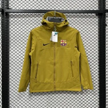 25-26 Barcelona hardshell jacket Kit Soccer T-Shirt AAAAJersey Supply Yupoo