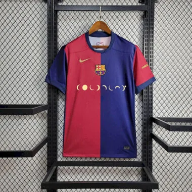 24-25 Barcelona Home Kit Derby Coldplay Football AAAAJersey Yupoo