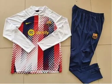 23-24 Barcelona Training Long Sleeve Soccer Jerseys