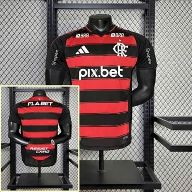 25-26 All Sponsor Flamengo Home Player Version Soccer