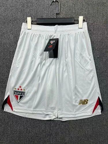 25-26 Sao Paulo Home Kit Soccer Shorts