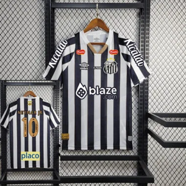 24-25 All sponsor Santos Away Kit Soccer
