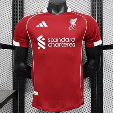 25-26 Liverpool Home Kit Player Version Football T-Shirt Joy