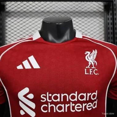 25-26 Liverpool Home Kit Player Version Football T-Shirt Joy