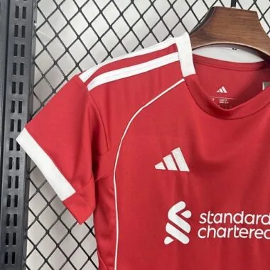 Liverpool 2025/26 Home Kids Kit