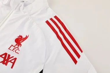 25-26 Liverpool White windbreaker Soccer T-Shirt