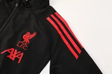 25-26 Liverpool zwart windjack Voetbal-T-shirt