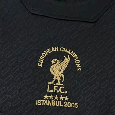 25-26 Liverpool Istanbul 20th Anniversary Black T-Shirt Football Apparels Soccer