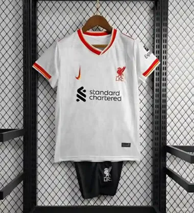 24-25 Liverpool Third Kid Kits Jeugdkleding Voetbal