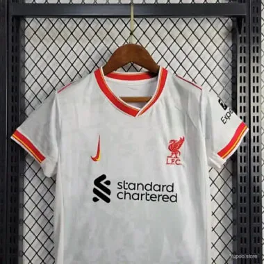 24-25 Liverpool Third Kid Kits Jeugdkleding Voetbal