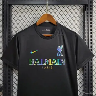 24-25 Liverpool Black Balmain Special Edition Kit Football