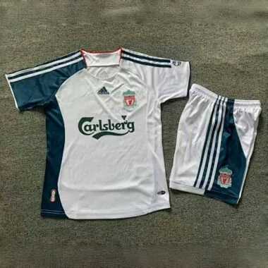 Liverpool 2006/08 Away Retro Kids Kit