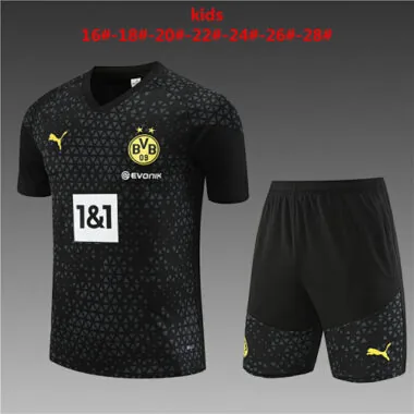 23-24 Dortmund Kids Training Soccer Jerseys (1)