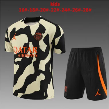 23-24 PSG Training Kids Soccer Jerseys