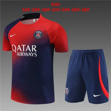 23-24 PSG Kids Training Soccer Jerseys (3)