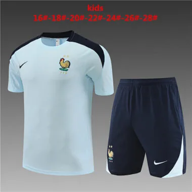 23-24 France Kids Training Soccer Jerseys