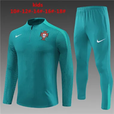 Maglie da calcio da allenamento a maniche lunghe per bambini "Portugal Kids" 2024