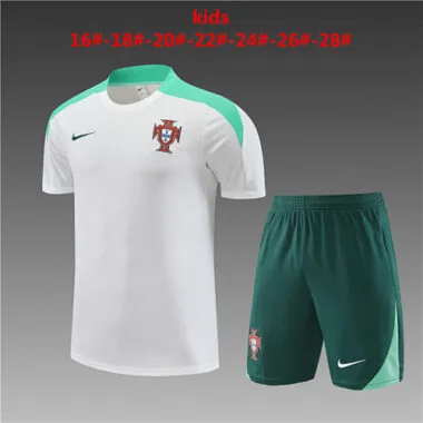Maglie da calcio per bambini 2024 del Portogallo - Maglie da allenamento