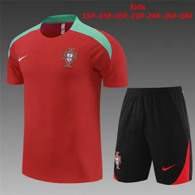 23-24 Portugal Kids Training Soccer Jerseys (1)