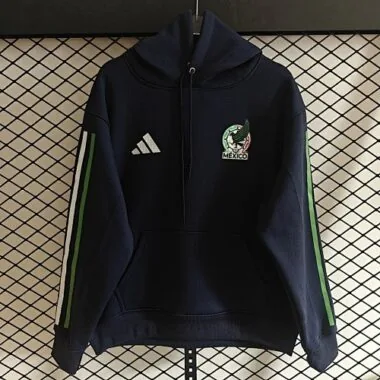 2026 Mexico Black Hoodie Kit Soccer T-Shirt