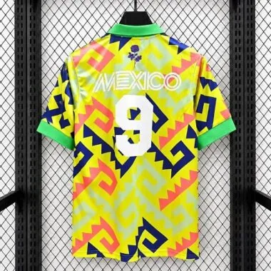 Camiseta retro de portero de México 1994 multicolor