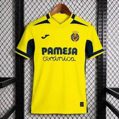 Villarreal CF 2026/27 Yellow Navy Shoulder Home Jersey