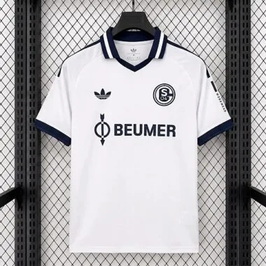 Schalke 04 2026/27 White Navy Away Jersey