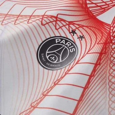 Paris Saint-Germain 2026/27 White Red Blue Pre-Match Jersey