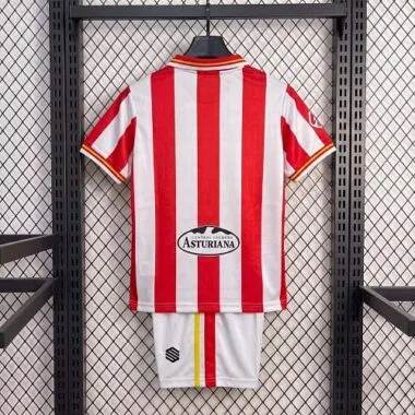 Sporting Gijon 2026/27 Home Kids Kit