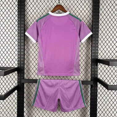 Leeds United 2026/27 Pink Goalkeeper Kids Kit