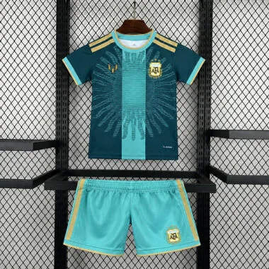 Argentina 2026 Green Goalkeeper Special Edition Kids Kit