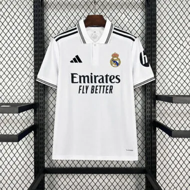 Real Madrid 2026/27 White Black Polo Collar Special Edition Jersey