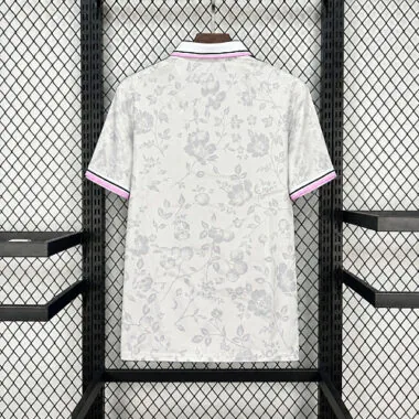 Real Madrid 2026/27 White Silver Floral Pattern Special Edition Jersey