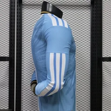Argentina 2026 Blue White Commemorative Edition Long Sleeve Player Version Jersey