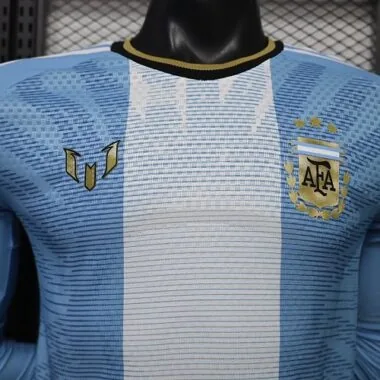 Argentina 2026 Blue White Commemorative Edition Long Sleeve Player Version Jersey