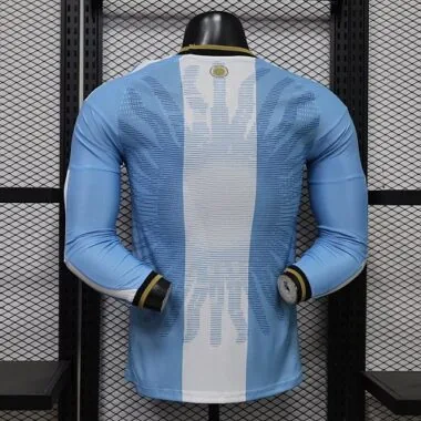 Argentina 2026 Blue White Commemorative Edition Long Sleeve Player Version Jersey