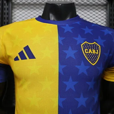 Boca Juniors 2026/27 Yellow Blue Special Edition Player Version Jersey