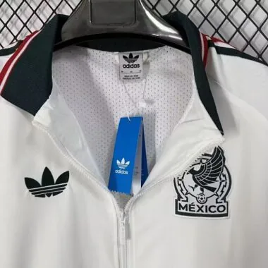 Mexico 2026 White Retro Windbreaker